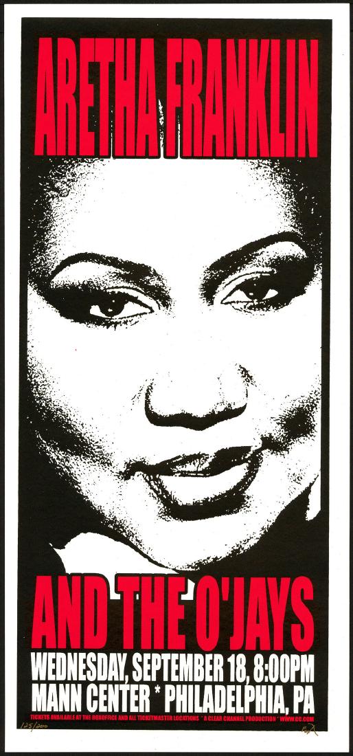 Attractive 2001 Aretha Franklin Poster (1 of 1)