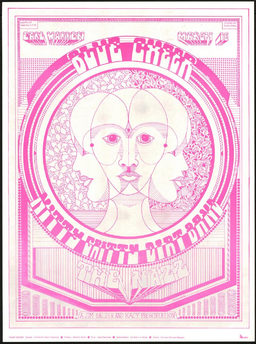 Scarce Blue Cheer Earl Warren Poster (1 of 1)