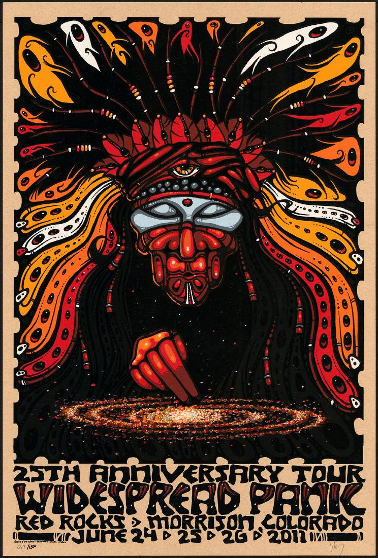 Beautiful Widespread Panic Red Rock Poster (1 of 1)