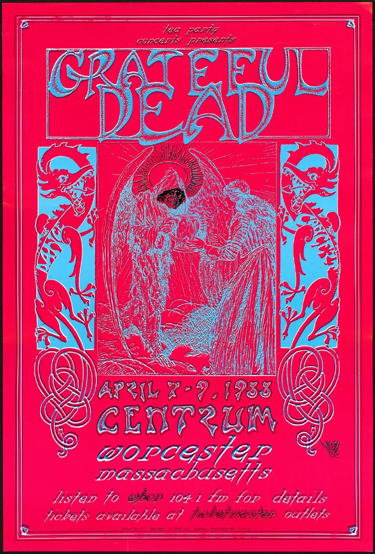 Attractive Grateful Dead Centrum Poster (1 of 1)