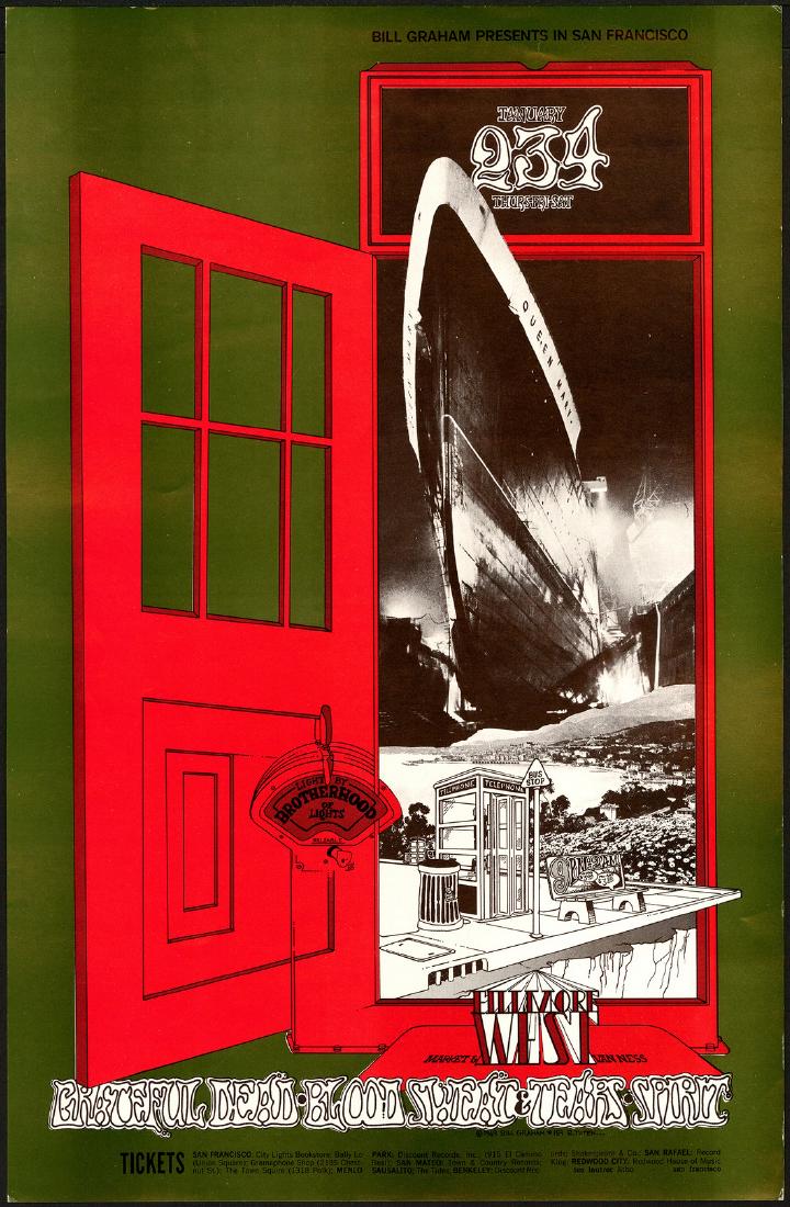 Very Nice BG-154 Grateful Dead Poster (1 of 1)