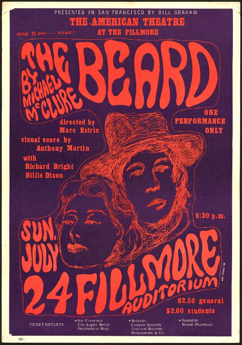 Rare BG-19 The Beard Poster (1 of 1)