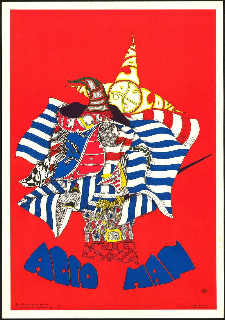 Scarce Acid Man Head Shop Poster (1 of 1)