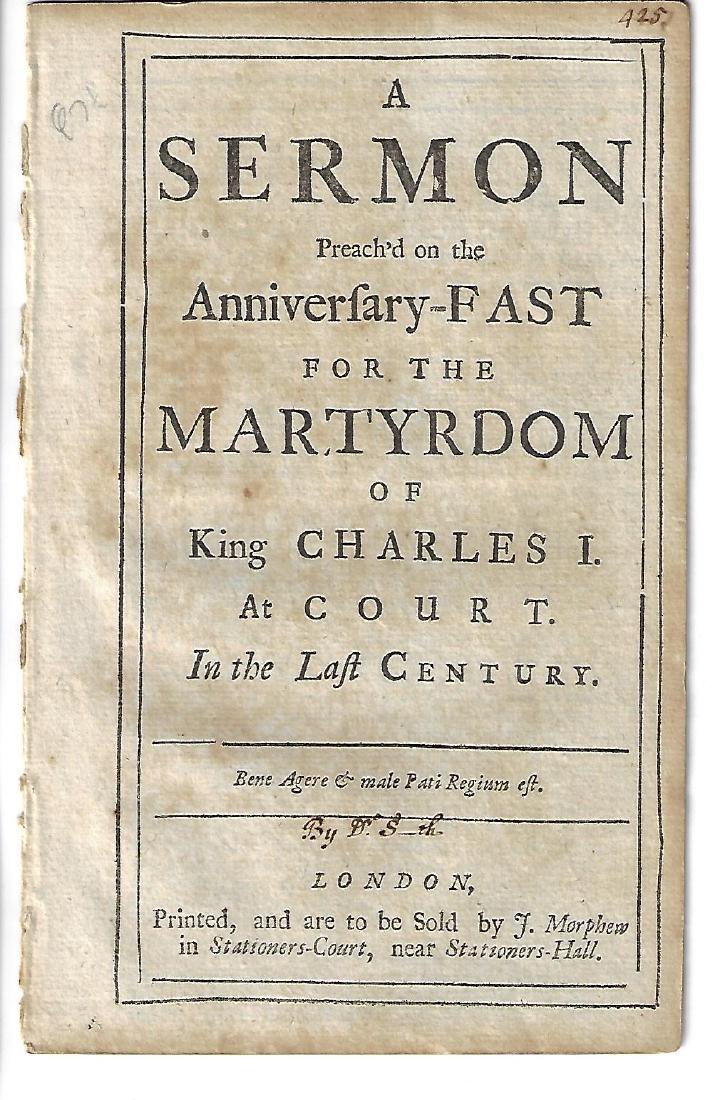 1708 Sermon on Martyrdom of Charles I (1 of 1)