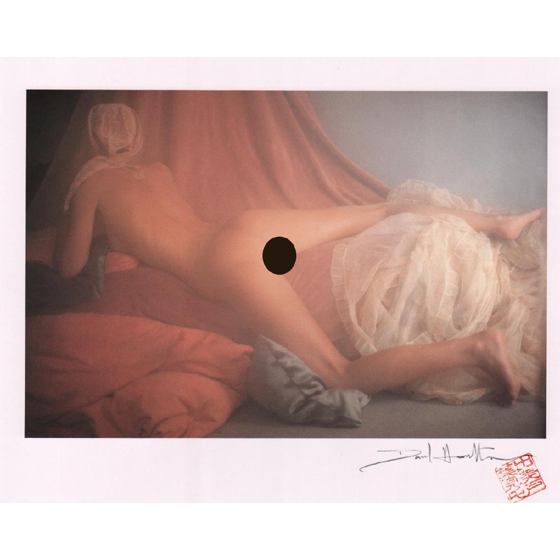 DAVID HAMILTON - Erotica: Artist: DAVID HAMILTON Print Title: Erotica Medium: Color Photo-Lithograph Has a facsimile signature and stamp Printing Date: 1980's Printed in Japan Image Size: approx. 9.25 x 6.25 inches David Hamil