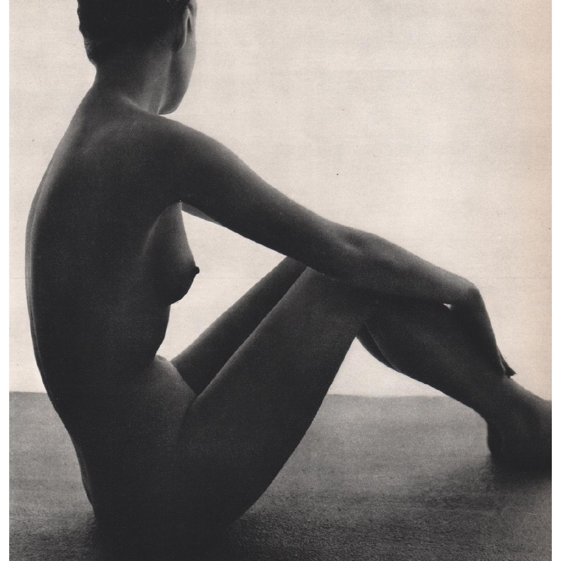 LUCIEN LORELLE - Nude: Artist: LUCIEN LORELLE Print Title: Nude Medium: Sheet-fed Gravure Printing Date: 1960 Printed in France Image Size: 7.25 x 7.5 inches Lucien Lorelle (1894-1968) was one of the great photographers of
