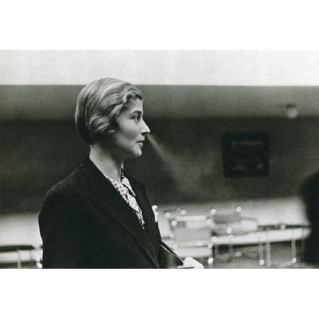 ERICH SALOMON - Louise Haakmann: Artist: ERICH SALOMON Print Title: Louise Haakmann, Reporter 1936 Medium: Sheet-fed Gravure Printing Date: 1986 Printed in France Image Size: 7.25 x 5 inches Erich Salomon (1886-1944) was a German-bor