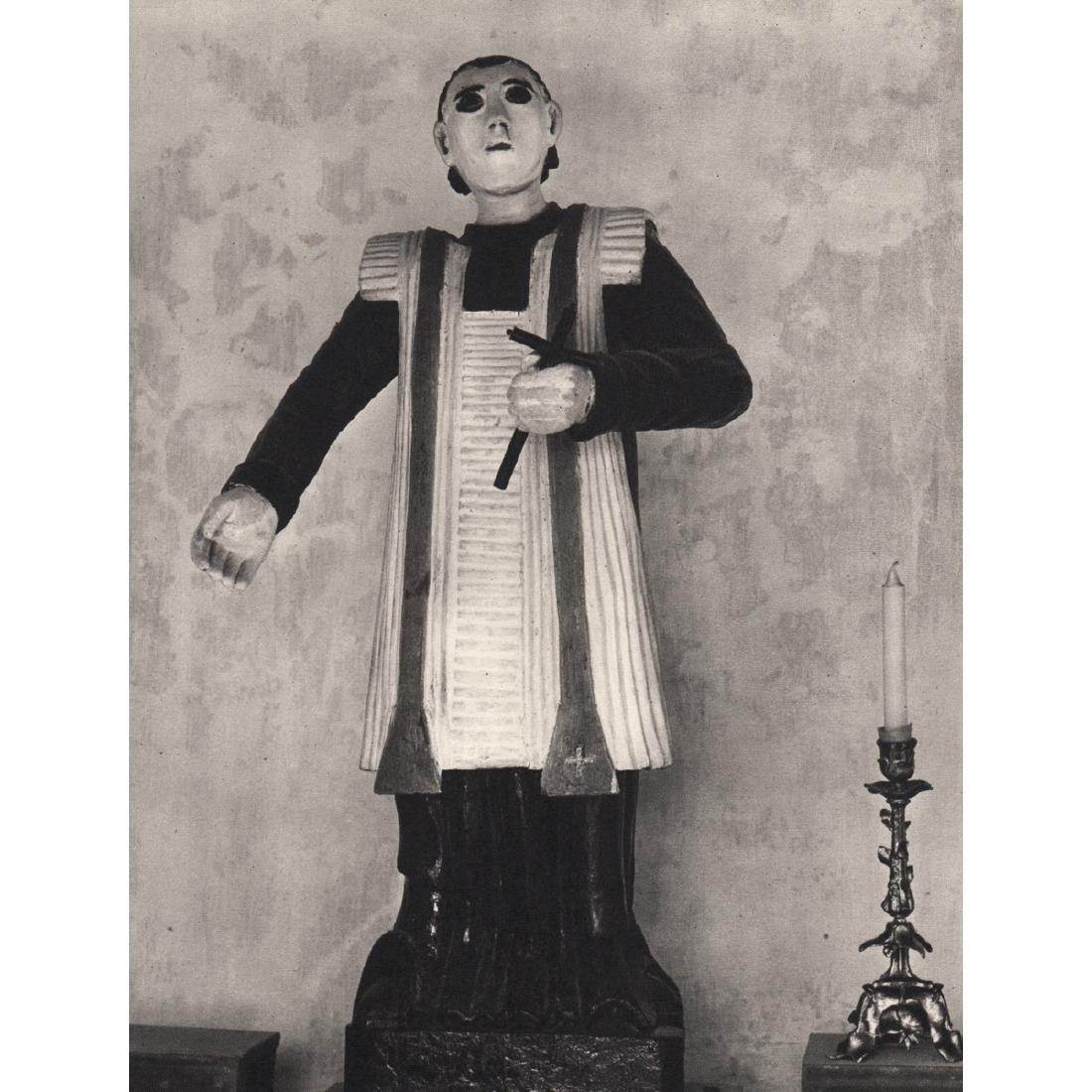 PAUL STRAND - Saint-Francois Xavier: Artist: PAUL STRAND Print Title: Saint-Francois Xavier Medium: Sheet-Fed Gravure Printing Date: 1952 Printed in Switzerland Image Size: 7.25 X 9.25 inches Paul Strand (1890–1976) was an American pho