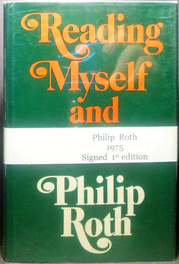 Reading Myself & Others Philip Roth Signed 1st Edition (1 of 4)
