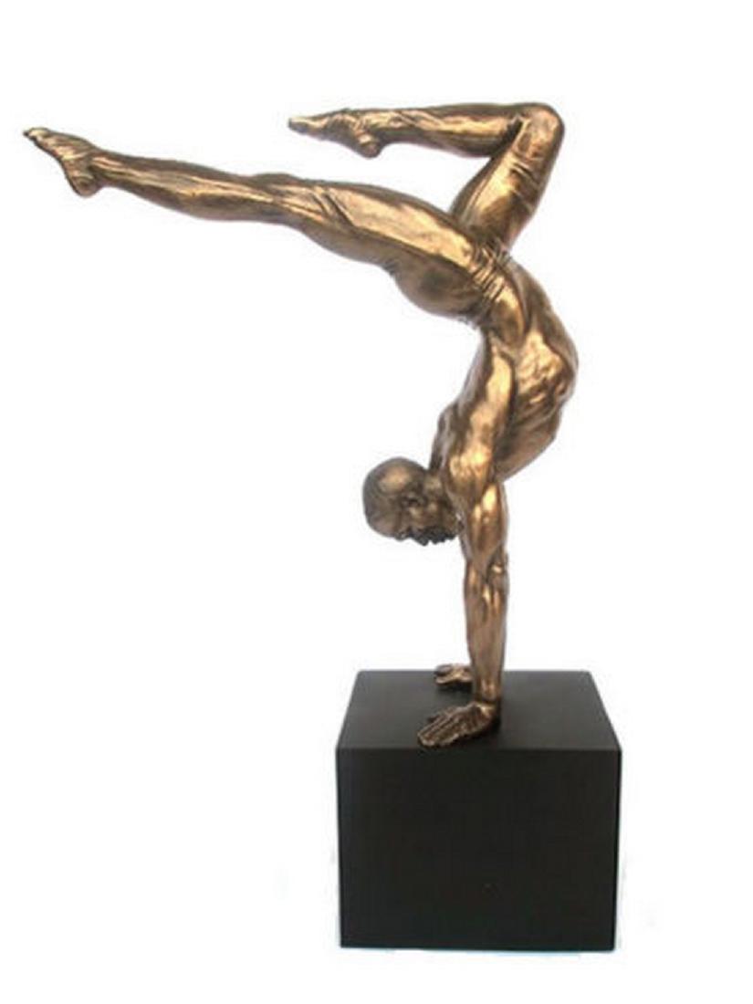 Véronèse - Statue Body Talk en résine - Athlète 30 cm - Maison