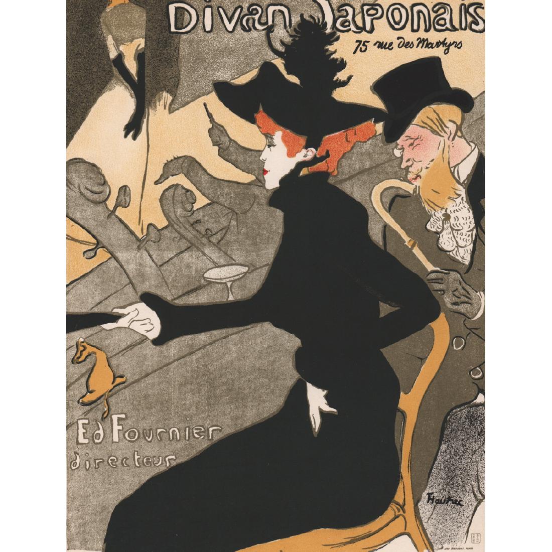 Plateau en bambou Divan Japonais Toulouse-Lautrec - Arts de la table