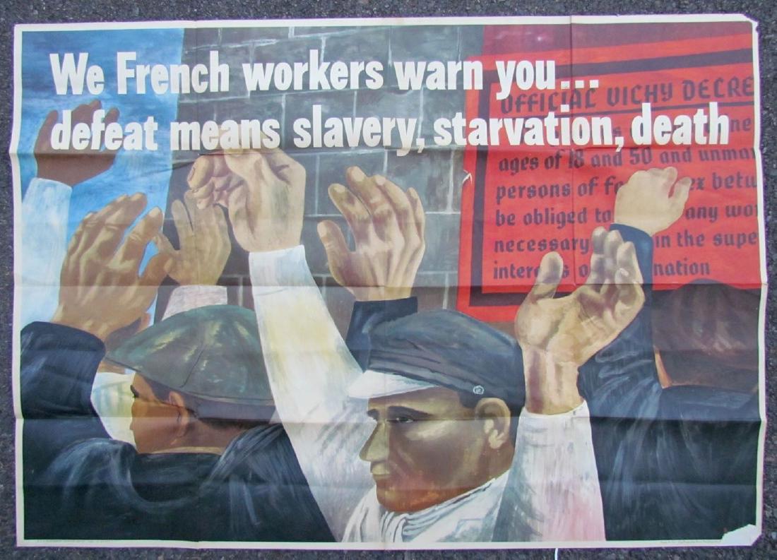 1942 US WWII Propaganda Ben Shahn Vintage Poster (1 of 1)