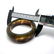 Vintage baltic amber cut bangle bracelet 51.2 gr - 6