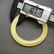 Vintage Baltic amber cut bangle bracelet 82x10.5mm 23.6 - 7