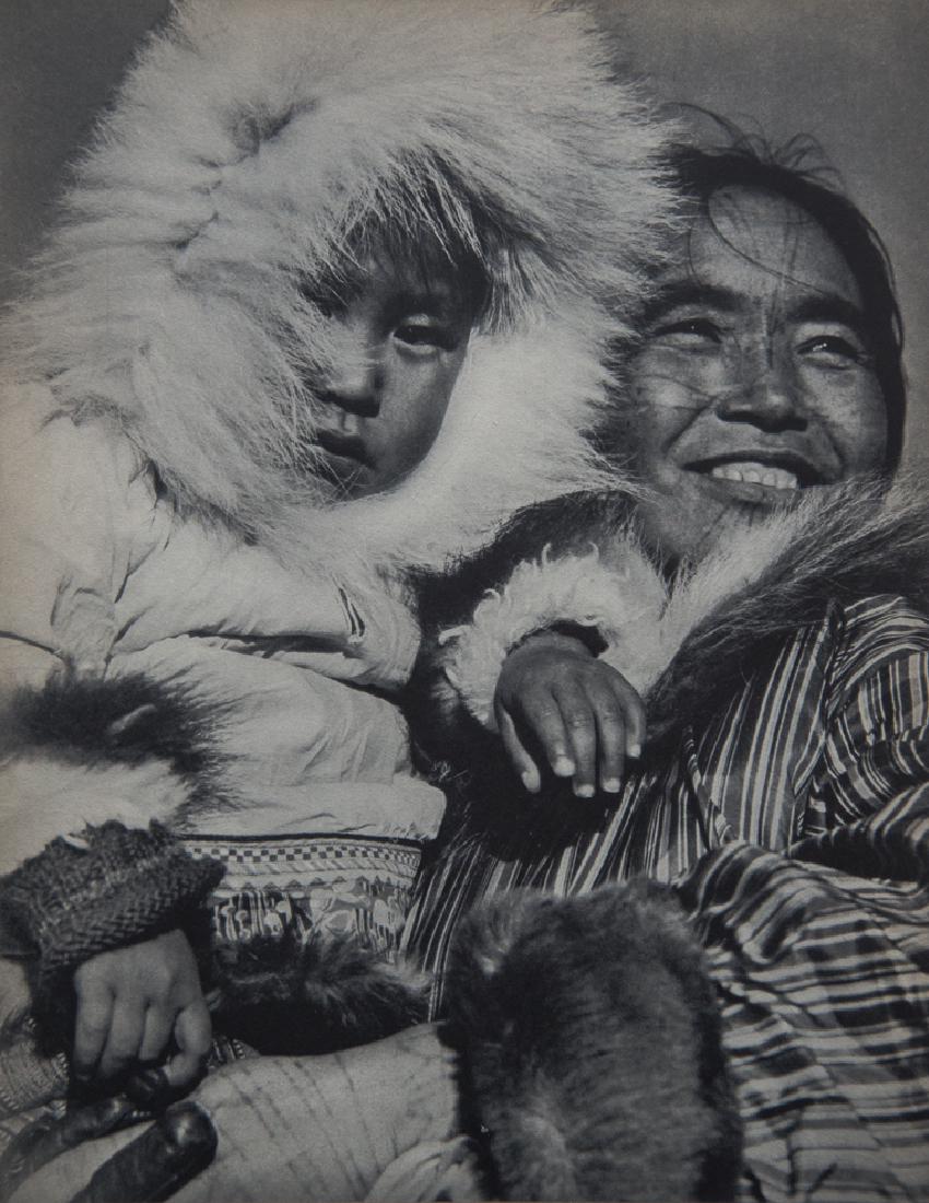 MARGARET BOURKE-WHITE - Arctic Madonna, 1930s: Artist: Bourke-White, Margaret Title: Arctic Madonna, 1930s Medium: Sheet fed Gravure, 1939, USA Dimensions: 8.25x10.6" Heat Wax Mounted on 14x18" Conservation Board Margaret Bourke-White (1904-1971)