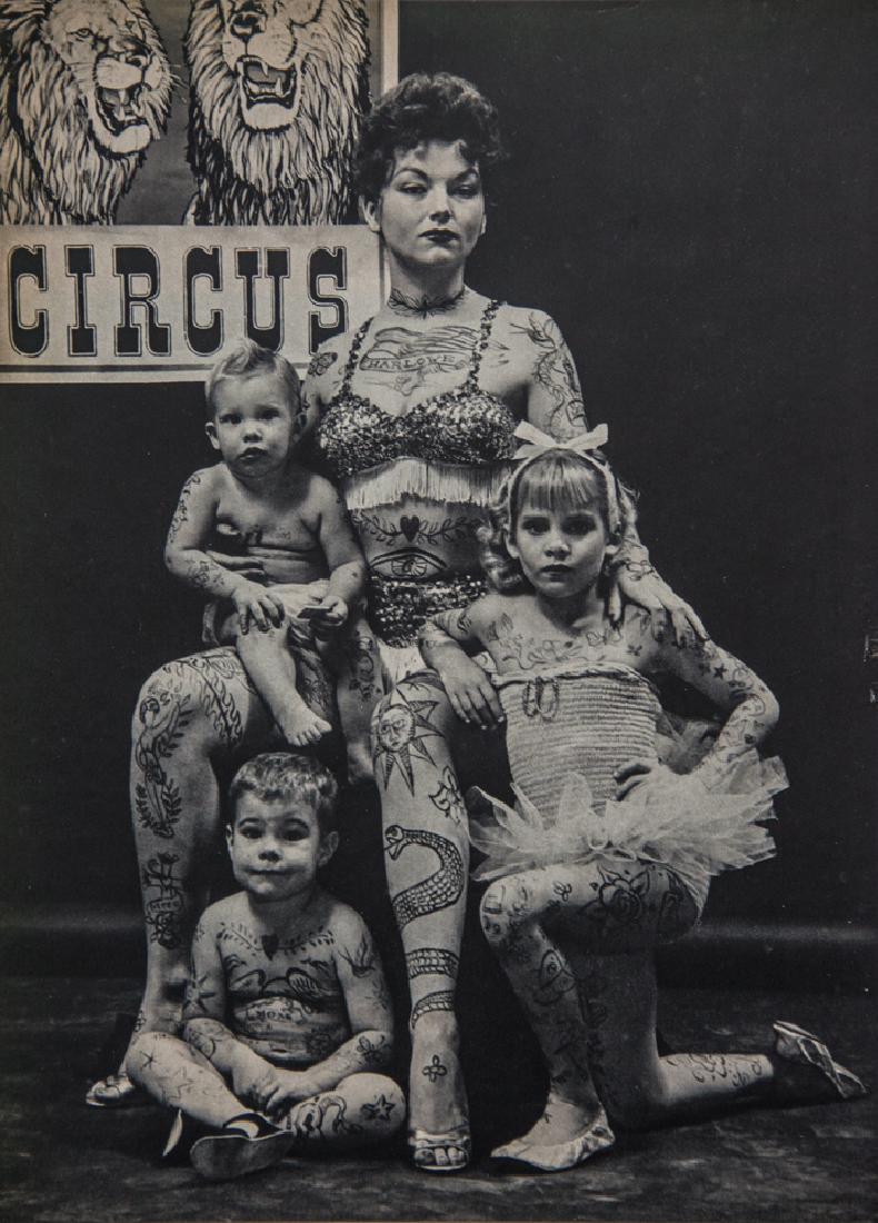 TODD WALKER - Family Group: Artist: Walker, Todd Title: Family Group Medium: Sheet Fed Gravure, 1964, USA Dimensions: 7.5x10.5" Heat Wax Mounted on 12x16" Conservation Board Please note that this lot has a confidential reserve.