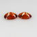 1.24 Ct Loose Spessartine Garnet Matching Oval Pair - 2