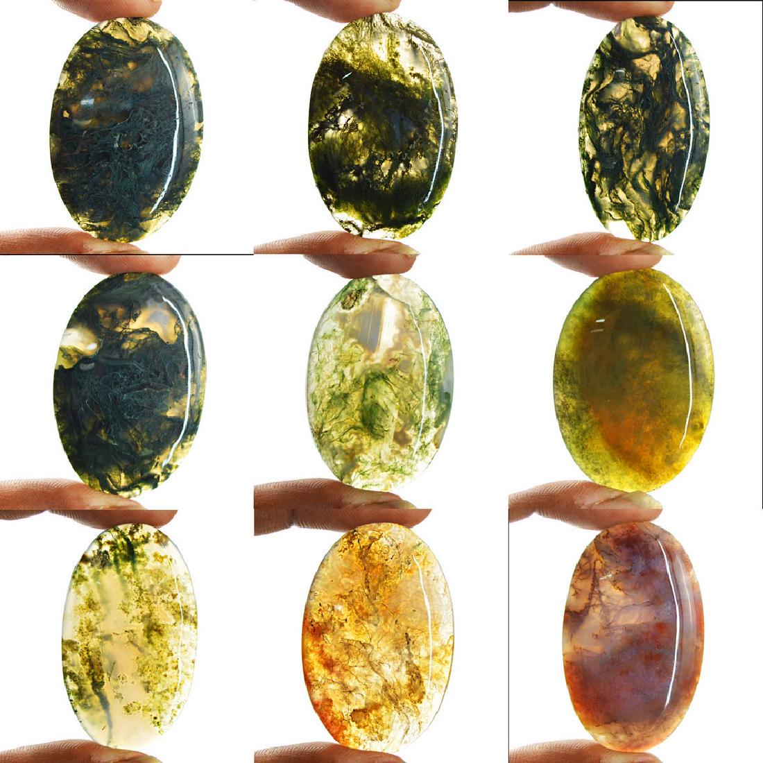 Multicolor Moss Agate Gem Lot (1 of 10)