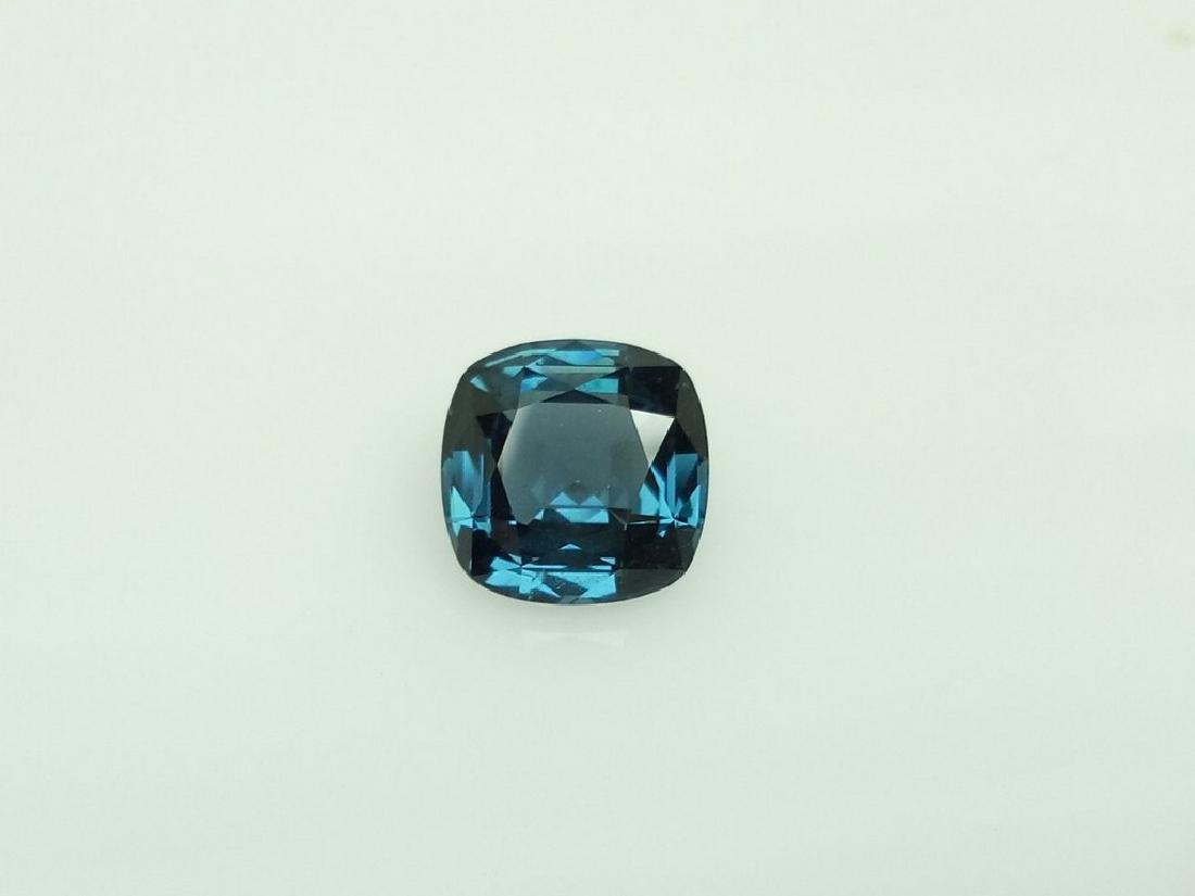2.59 Blue Cobalt Spinel: Title: 2.59 Blue Cobalt Spinel Description: No Heat No treat Origin: Sri lanka Dimensions: 8.3 x 8.25 x 4.68 mm Please note that this lot has a confidential reserve. When you leave a bid in advance of