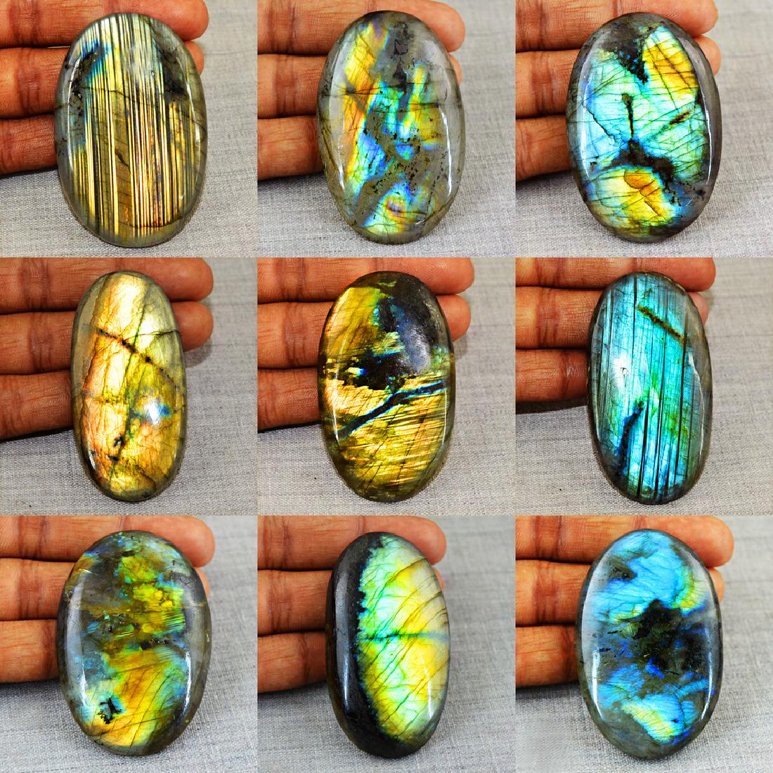 Amazing Flash Labradorite Gem Lot (1 of 10)