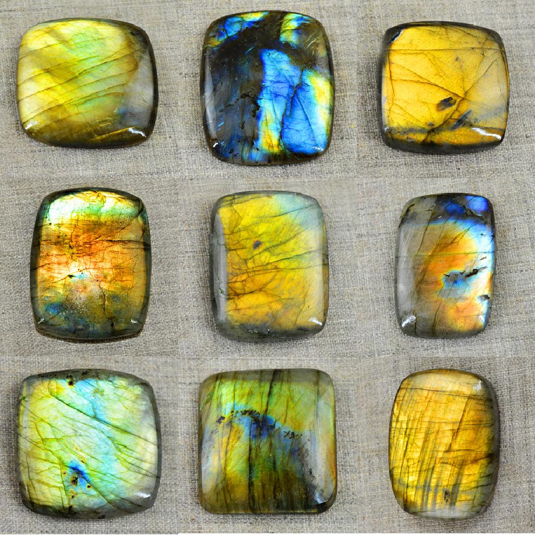Golden Flash Labradorite Gemstone Lot (1 of 9)