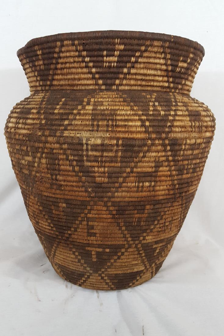 Large Western Apache Woven Olla ca 1890-1910 (1 of 11)