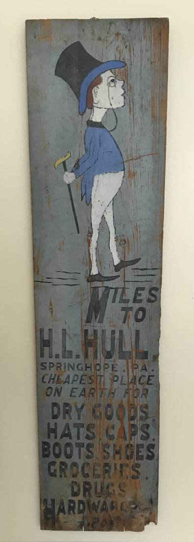 Advertising Wood Sign (1 of 2)