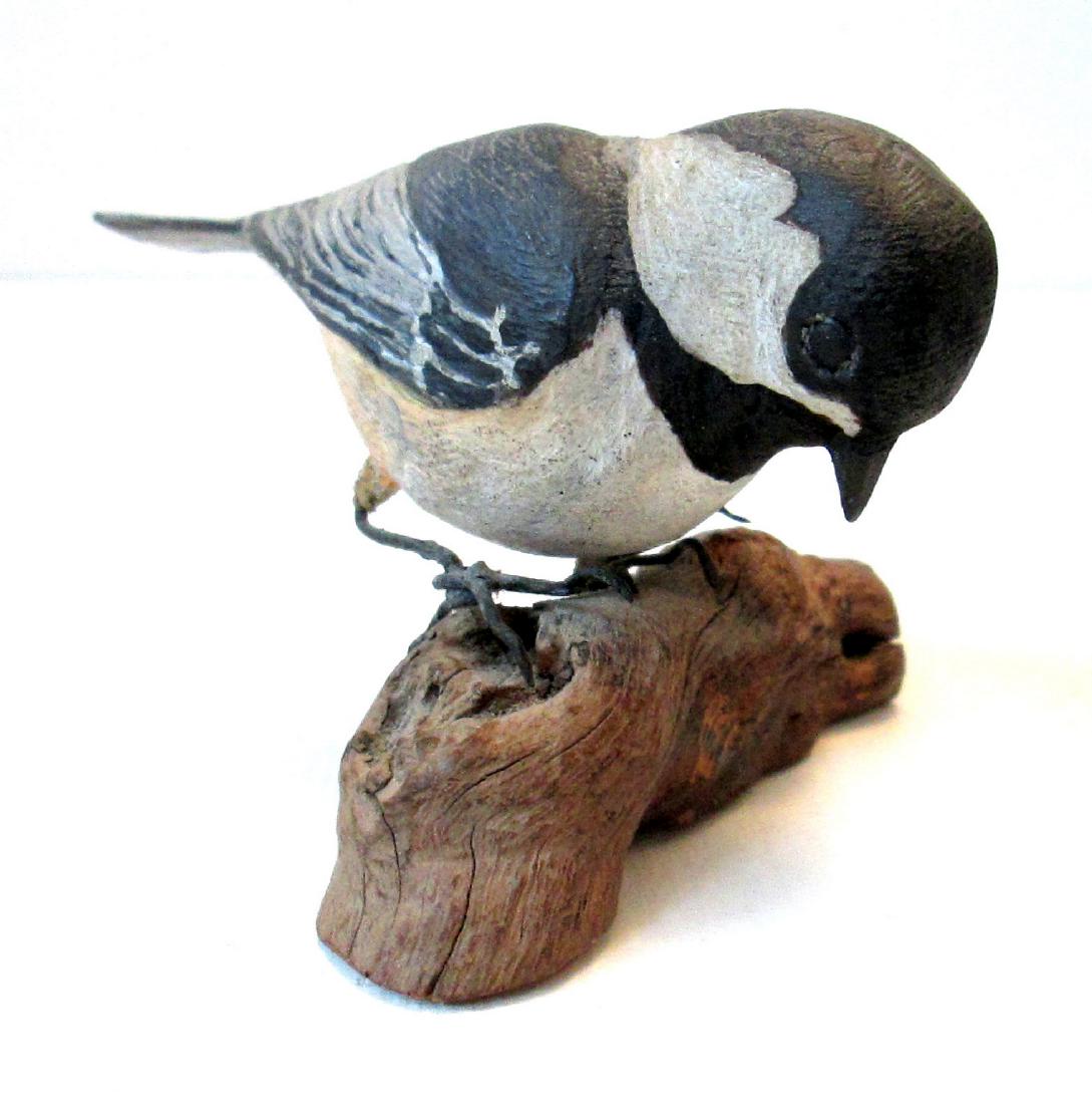 Early Carved Chicadee (1 of 7)