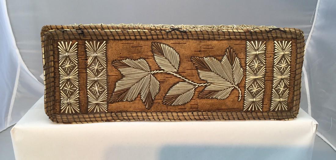 Native American Micmac Birch Bark Box (1 of 4)