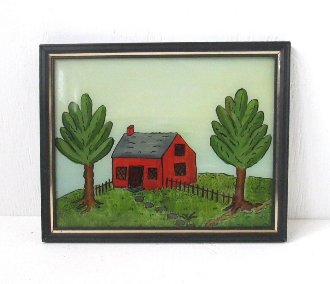 Early Eglomise House Painting (1 of 6)