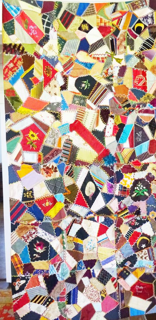 Antique Crazy Quilt c. 1860. (1 of 7)