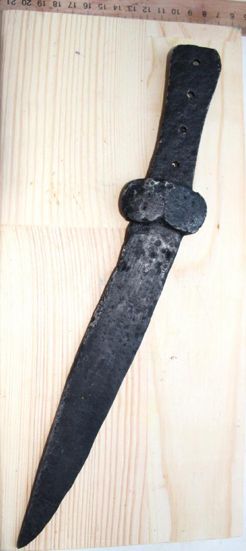 Ancient Scythian Dagger With Heart in Rare Form- 350 Mm (1 of 10)