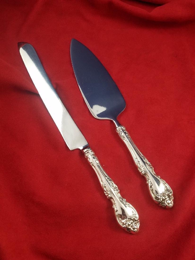 Melrose by Gorham Sterling Silver Cake Knife and Cake (1 of 3)