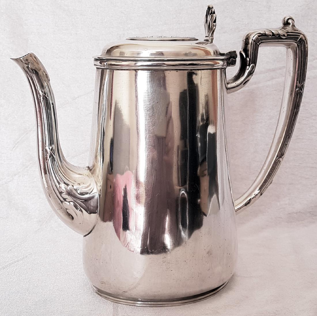 Silver plated White Star Line coffee pot engraved (1 of 5)