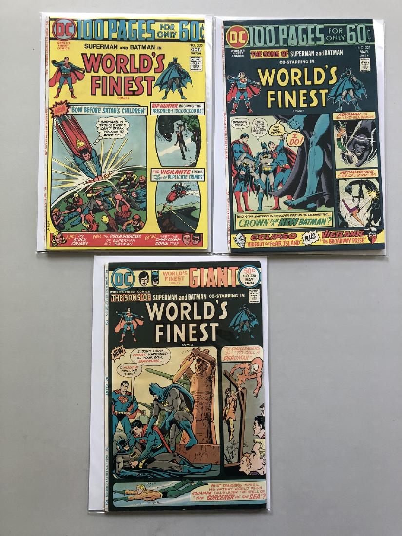 Lot of 3 World's Finest (1941) #225 228 230 Batman (1 of 2)