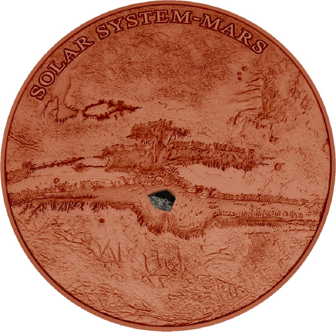 MARS 7397 Solar System 1 Oz Silver Coin 1$ Niue 2017 (1 of 5)