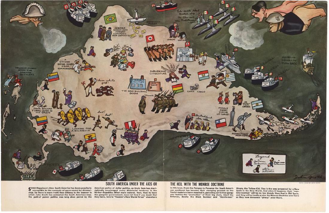 1938 South America Under The Axis or the Heil With the (1 of 1)