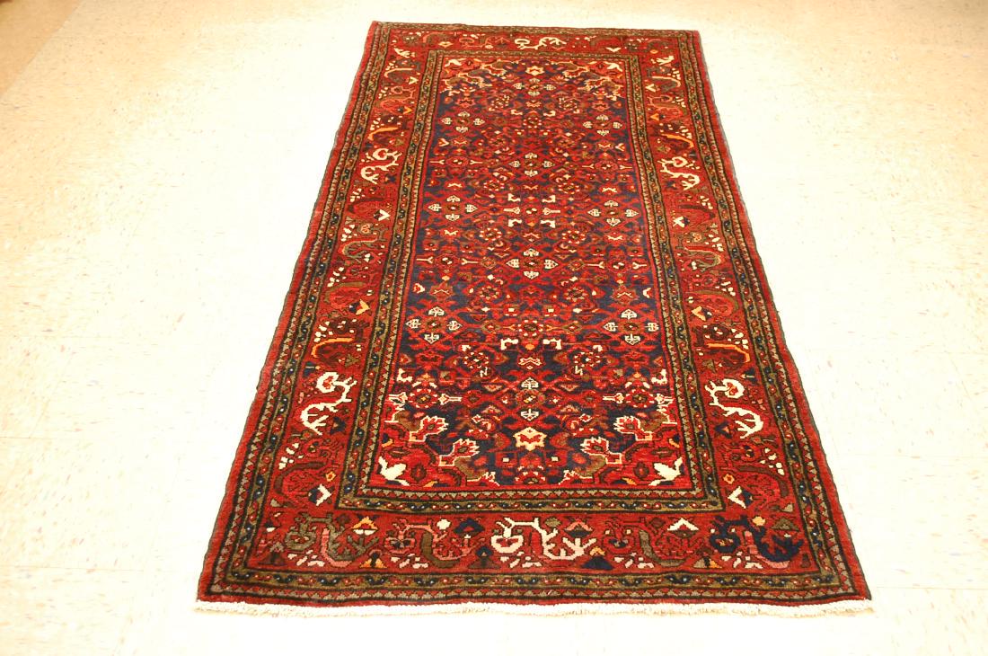 C 1930s Antique Persian Lilihan Malayer Rug 3.6x7.6 (1 of 9)
