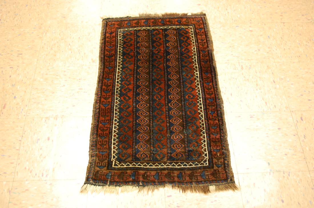 C1920s Antique Persian Balouchi Baloucestan Rug 2x3.4 (1 of 7)