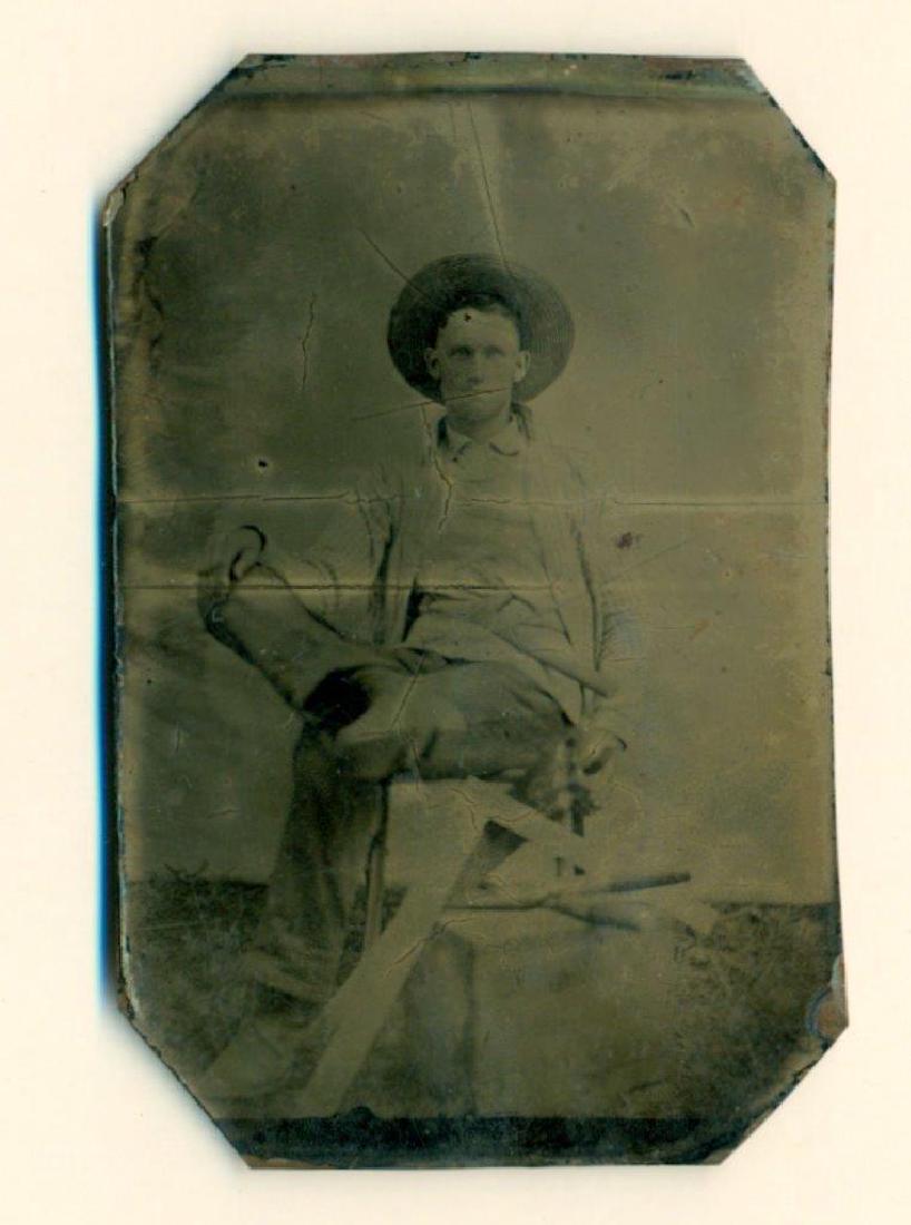 Occupational Ca. 1870 Relaxed Carpenter W Tools (1 of 1)