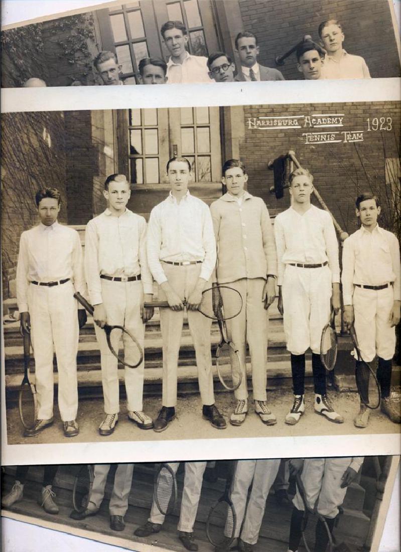 C 1925 Lot of 3 Photos Harrisburg Academy Tennis Team (1 of 1)