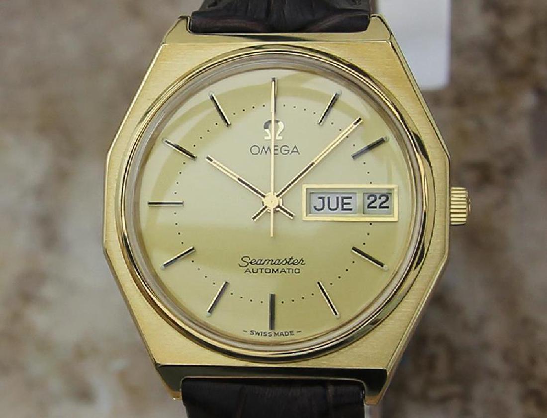 Omega Seamaster Gold Plated Rare Swiss Auto 36mm (1 of 9)