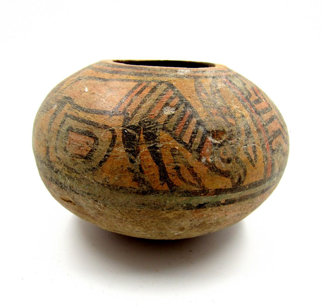 Indus Valley Terracotta Jar with Griffin & Stag Motif (1 of 4)