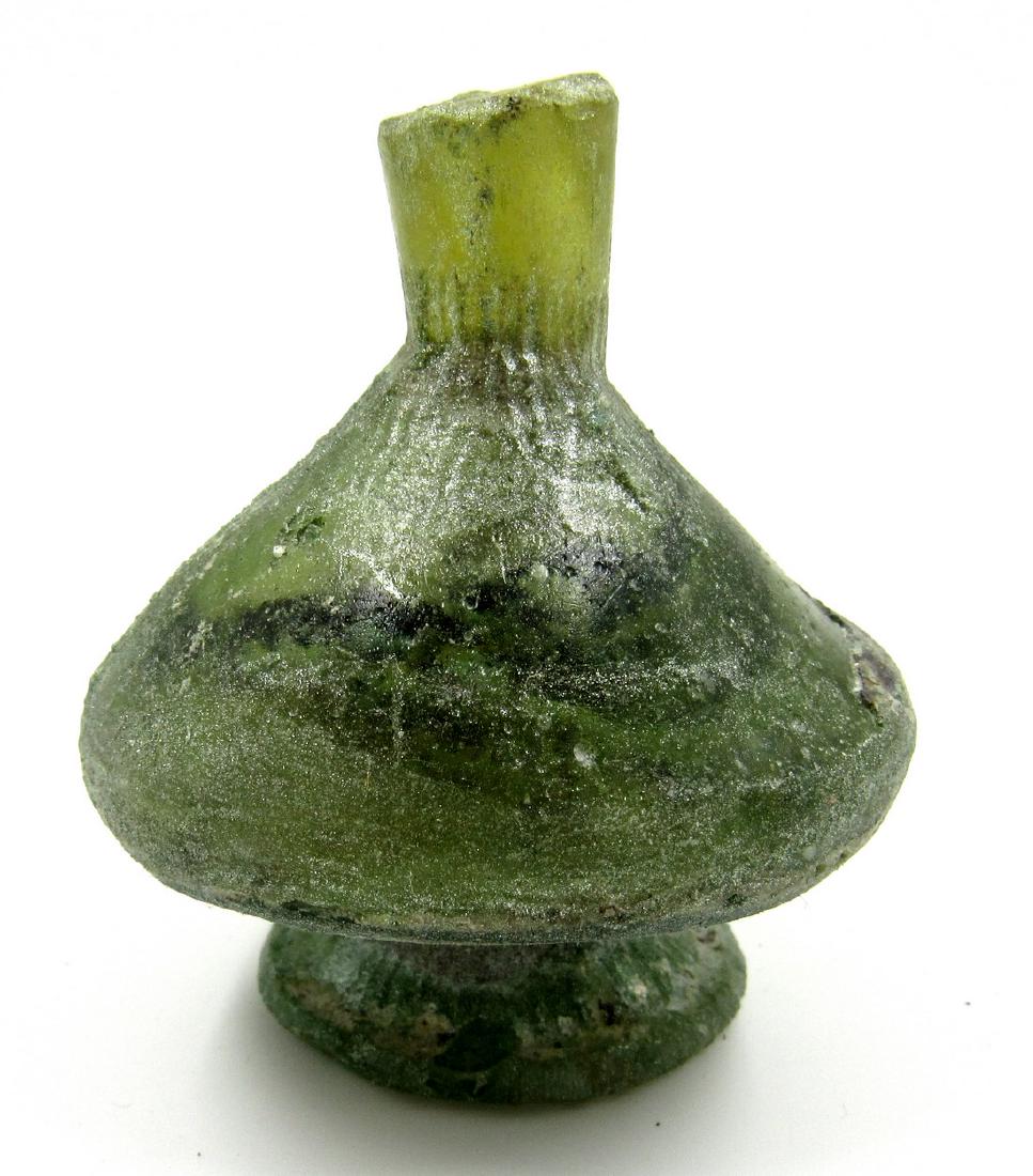 Ancient Roman/Byzantine Glass Perfume Bottle (1 of 3)
