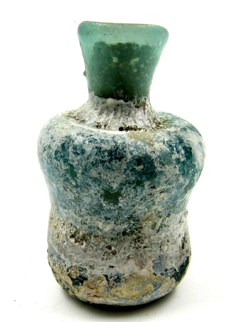 Ancient Roman/Byzantine Glass Perfume Bottle (1 of 3)