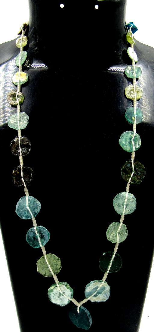 Ancient Roman Glass Beaded Necklace (1 of 3)