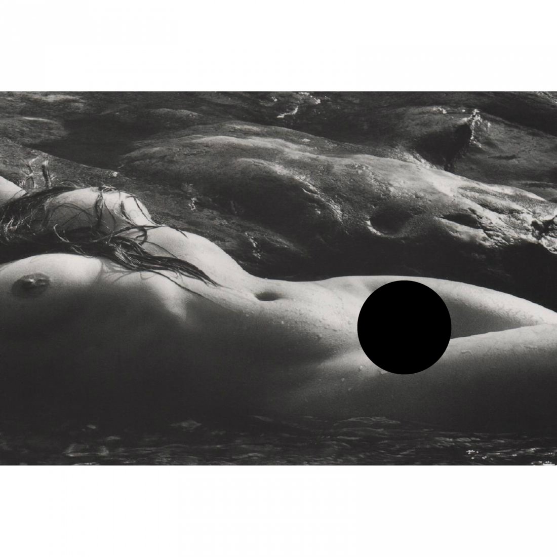 LUCIEN CLERGUE - Nude, Saorge: Artist: LUCIEN CLERGUE Print Title: Nude, Saorge, 1997 Medium: Photo-lithograph Printing Date: 1999 Printed in Germany Image Size: 8 X 5.25 inches Lucien Clergue (1934-2014) was a French photographer.