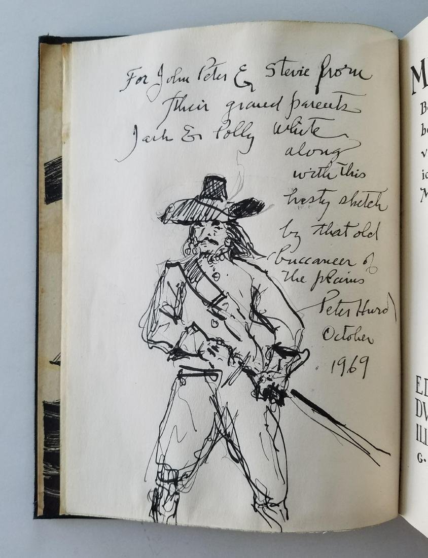Hurd. Marauders of the Sea, with 2 original drawings.: Title: Hurd. Marauders of the Sea, with 2 original drawings. Author: Peter Hurd. Marauders of the Sea. Publishing: NY: Putnam's, 1935. Edition: First edition. This copy with two original drawings: the