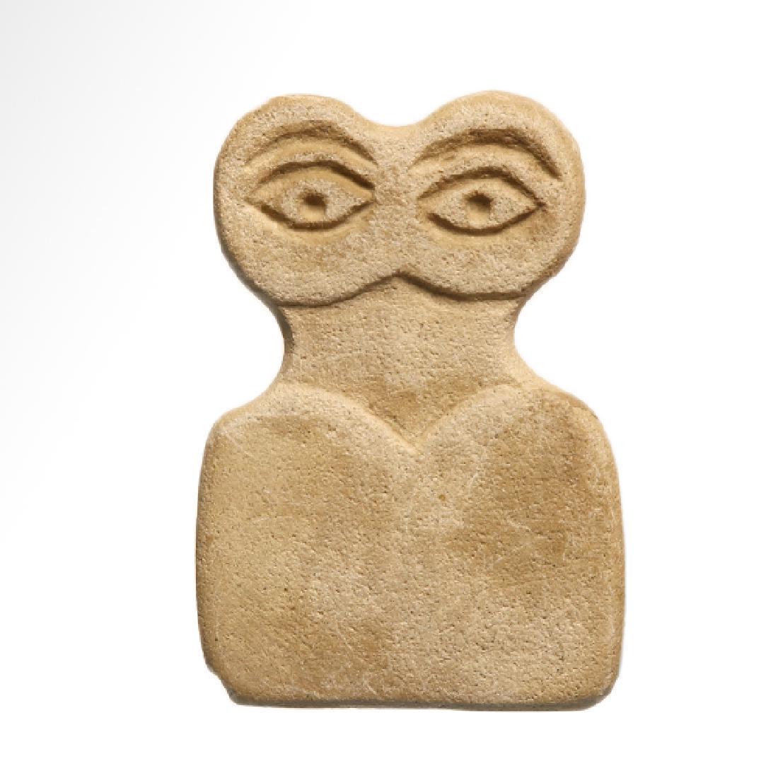 Marble Tell Brak Eye Idol, 4th Millennium B.C. (1 of 4)