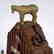 Tramp Art Shrine with Figural Carvings - 6